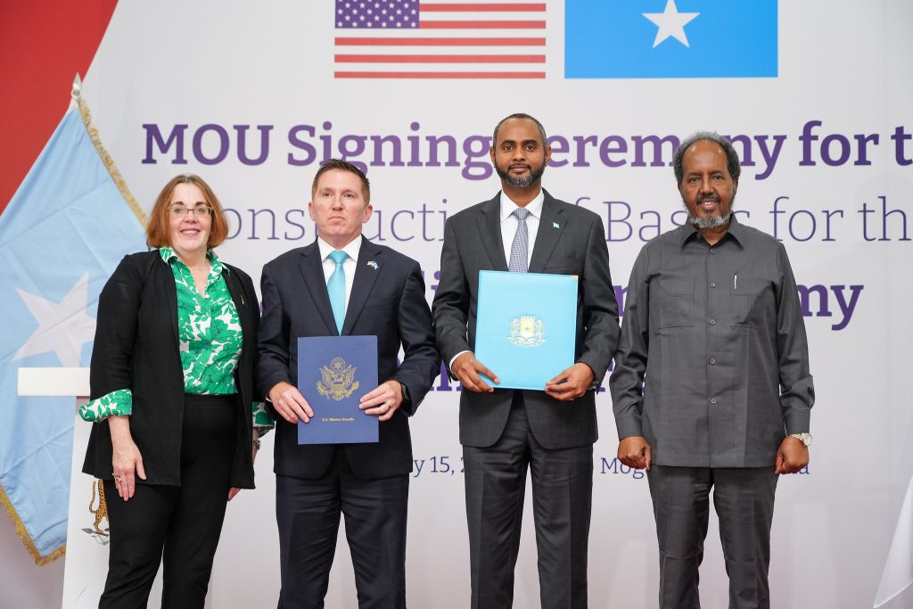 Somalia U S Sign Million Mou For Construction Of Military Bases