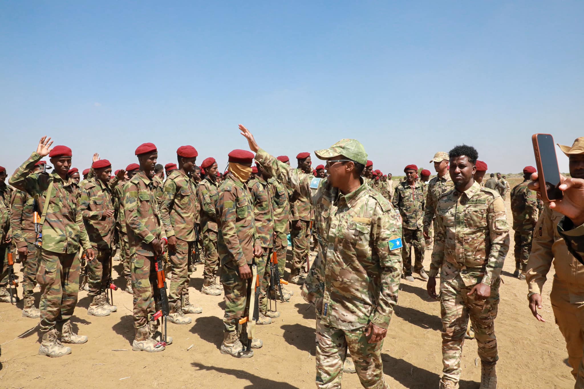 Somali National Army soldiers.