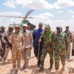 President Hassan Sheikh Visits Frontlines in Hirshabelle