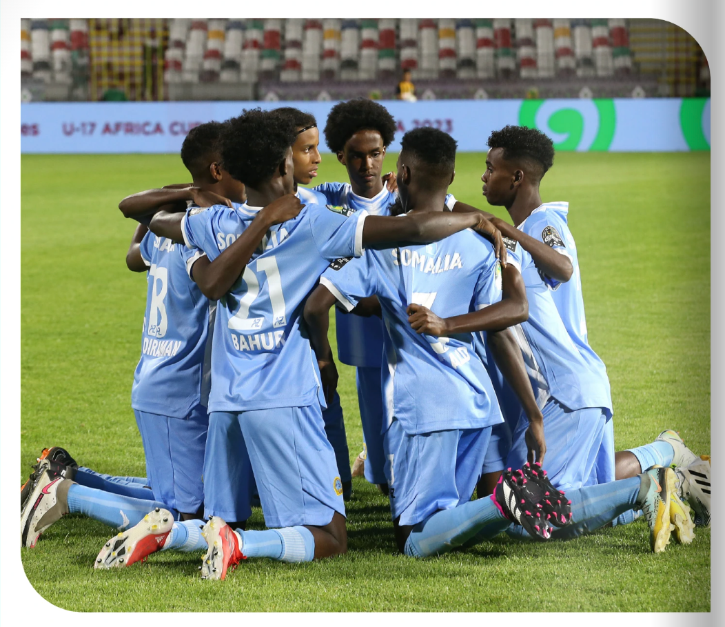 Somalia U-17 Team in the Africa U-17 Cup of Nations Tournament