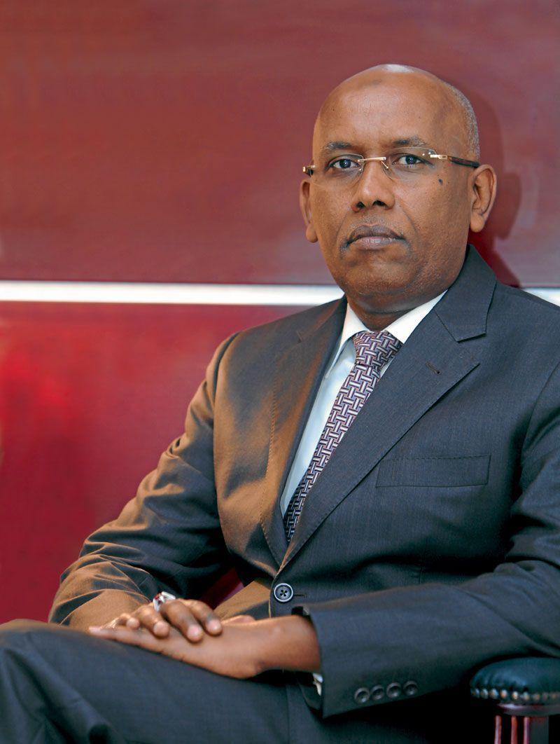 Djiboutian Minister of Economy and Finance Ilyas Moussa Dawaleh and his delegation in a meeting with senior World Bank officials in Washington, D.C.