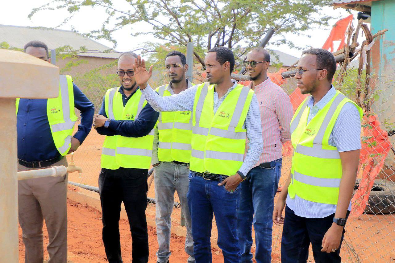 Inspection of water infrastructure projects in Galadiid and Dhagaxbuur
