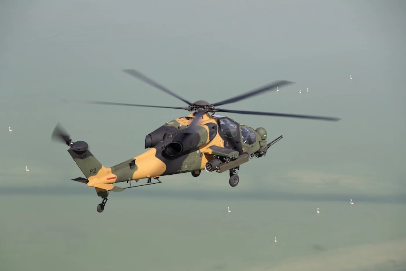 Somalia receives three T129 Atak helicopters from Turkey, with Somali pilots having trained in Turkey to operate them.