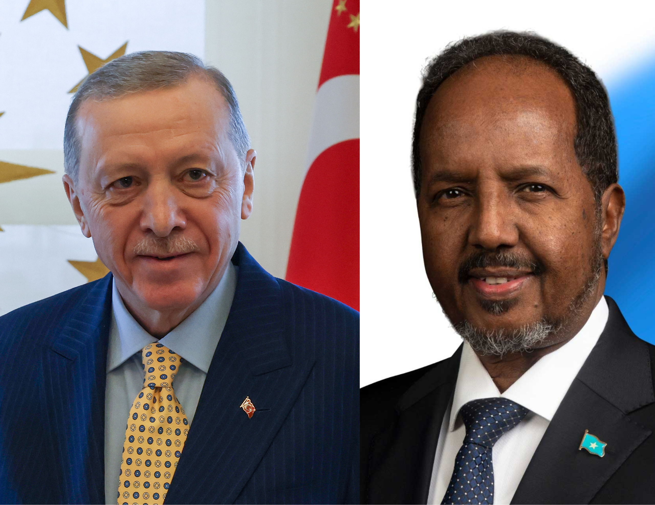 Somalia’s President Hassan Sheikh Mohamud and Turkey’s President Recep Tayyip Erdoğan in a phone discussion focusing on cooperation in energy, security, and counterterrorism.